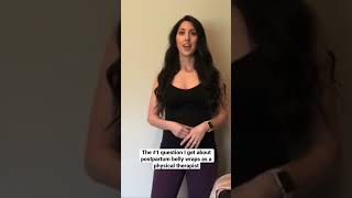 How Long Should You Wear A Postpartum Belly Wrap? #postpartum #mom #bellywrap #abs #postnatal