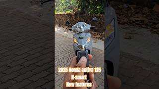Honda Activa 125 H-Smart 2025 model new features bluetooth connectivity model walkaround #shorts
