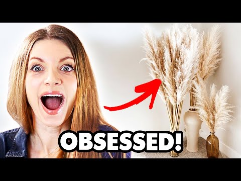 PAMPAS GRASS DECOR TIPS & TRICKS (things you don't know)