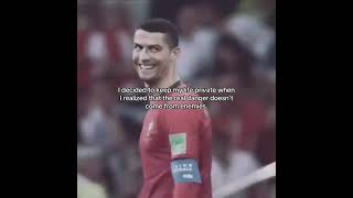 Keep your life private | Goal Driven #goaldriven #ronaldomotivation #footballquotes #footballer
