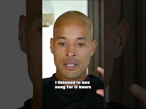 David Goggins listened to 1 song for 17 hours #davidgoggins #motivational #shorts