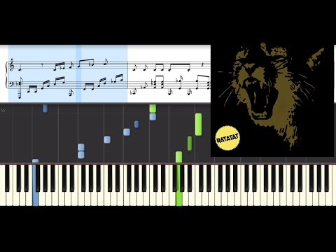 Ratatat - Nostrand (Piano Tutorial + Sheet Music)