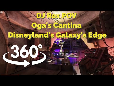 🎧 DJ REX 360° at Oga’s Cantina 🎶 | Star Wars Galaxy’s Edge POV ✨