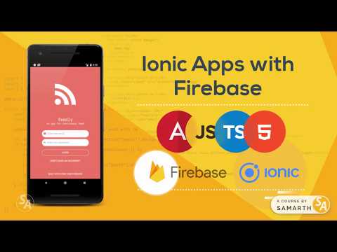 Ionic Apps with Firebase - Pre-launch Offer on CodeSmash.io