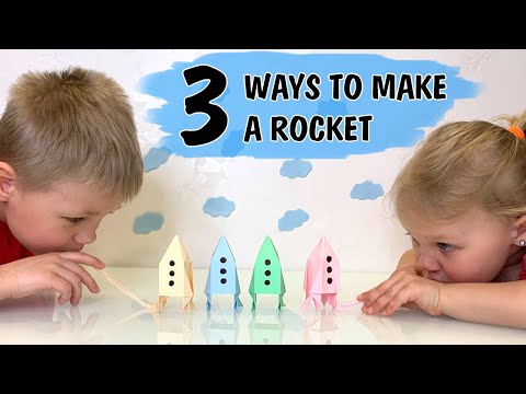 How to make a Rocket DIY? Make a Balloon rocket, Straw rocket or Origami rocket