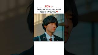 She is happy without him💔#jdrama #aoharuride #shortsfeed #trending #ytshorts #shorts #heartbroken