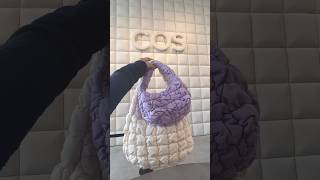 COS quilted bag popup store in Korea ☁️ #cos #cosbag #lifeinkorea #cospopup #shorts
