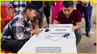 Empowering Manipur’s Platform Workers | e-Shram Special Registration Drive 2025