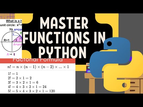PYTHON FUNCTIONS FOR BEGINNERS | Master functions in PYTHON #coding #programming #python #software