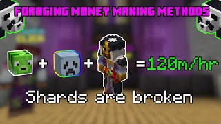 FREE Coins 120m/hr Foraging Update Money Making Methods | Hypixel Skyblock