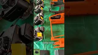 cortadora de malezas estanque a control remoto, control inalámbrico cortacésped eléctrico pendiente