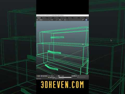 4K Side Table #UvUnwrap #UV  #3d | #3DHEVEN