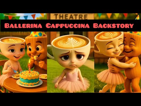 Ballerina Cappuccina Backstory #brainrot #italianbrainrot #ballerinacappucina #tungtungtungsahur #ai