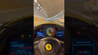 Ferrari 488 Pista under the tunnel 🔥