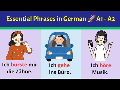 Speak German From Day One 💯  Deutsch lernen für Anfänger  🚀 Deutsche Verben lernen