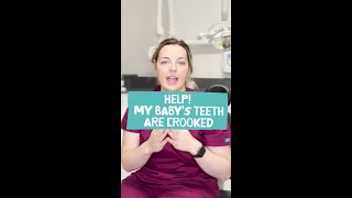My child's teeth are crooked! Is it a problem?