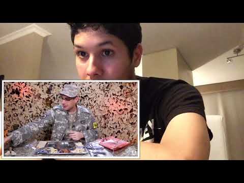 Probando COMIDA HUMANITARIA RACIÓN 24 Horas de Estados Unidos Reacción (Reaction)