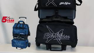 KR Strikeforce Hybrid X 4-Ball Roller Bowling Ball Bag with Top Shoe Compartment