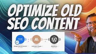 Use search console and make.com to optimize old content