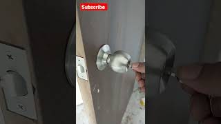 Yale bedroom door lock with 3 key