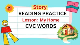 Practice Reading | Simple Lessons | Grade 1 and 2 | Learn to Read | Story - My Home | eGuru