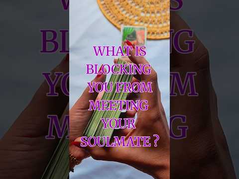 🪬What Is Blocking You From Meeting Your Soulmate? #tarot #blockages #soulmates #twinflame #love