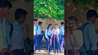 Compass surveying in Rit college koderma#newshorts #surveying #engineeringcollegelife#fieldsurvey