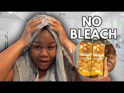 I Dyed My Hair Honey Blonde WITHOUT Bleach | L'Oréal HiColor
