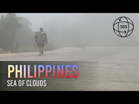 Insta 360° 4K | Walk among the clouds! | Sea of Clouds | Marinduque, Philippines