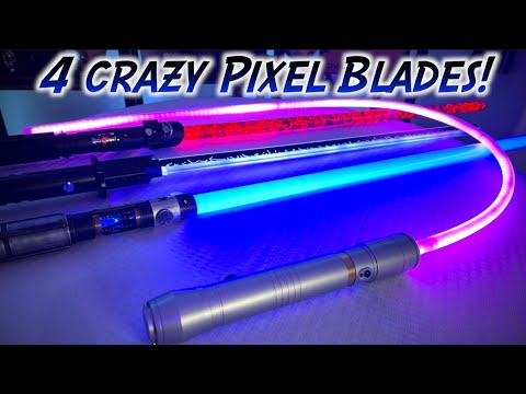 4 Crazy Neopixel Lightsaber Blades!