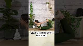 Dhanurasana bow pose 💚 #yoga #yogapractice #bowpose #yogatips #yogateacher