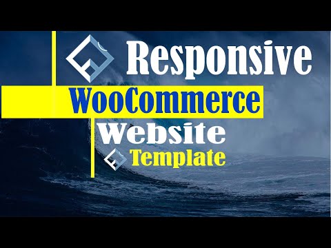 WooCommerce Website Template - Complete Responsive Website - HTML5 | CSS3 | JavaScript