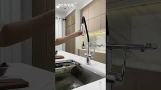 BOWEE Modern 360°Swivel 3-Way Filter Kitchen Mixer Faucet  #sanitary #kitchen #home #plumbingtime