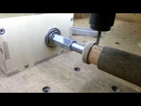 PoorMans4thAxis Test with LinuxCNC