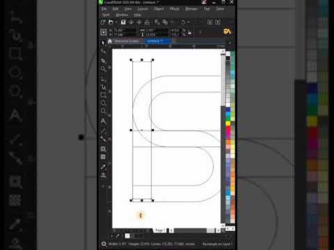 #graphicsdesign  S L Letter Logo Design Coreldraw || Tutorial Vector Logo ||#photoshop #shortfeed