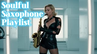 Soulful Saxophone Playlist ：💽 Cyber Noir Sax  🔊🖤 | Neon Jazz for the Digital Heart 💫🎶