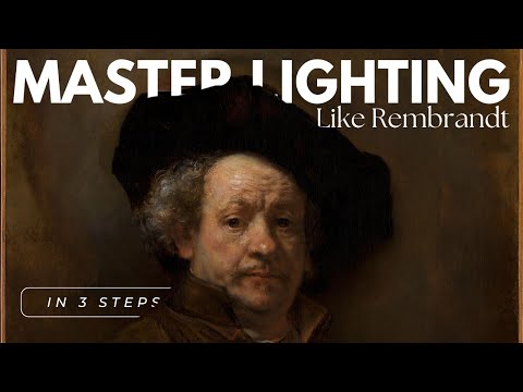 How to paint a Rembrandt Lighting Portrait - Step by Step