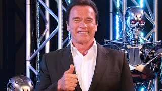 シュワちゃん「I'll be back！」決めぜりふも披露！映画「ターミネーター：新起動／ジェニシス」ジャパンプレミア１　#Arnold Schwarzenegger
