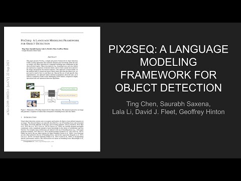 Pix2Seq: A Language Modeling Framework for Object Detection