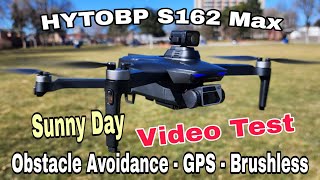 HYTOBP S162 Max Brushless GPS Mini Drone 4K Video Test (From Amazon)