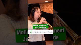 Motivic Development Jazz Solo Etude 🎶 #jazz #music #trumpet