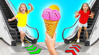 Nastya and Kids Learn Mall Safety Rules