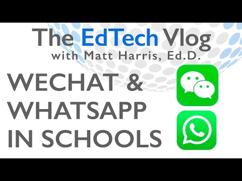 WeChat and WhatsApp in Schools