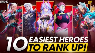 10 EASIEST Heroes to RANK UP Faster!