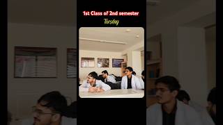 1st Class of 2nd Semester 😍| Allhumduillah 1st semester complete | #mbbs #semester #collegelife