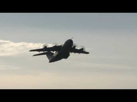 英國皇家空軍A400M運輸機訪問美國