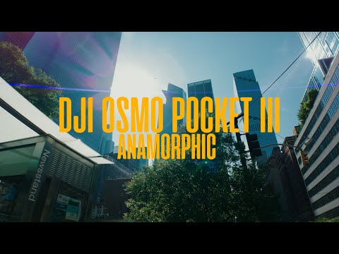 DJI Osmo Pocket 3 Cinematic - Freewell Anamorphic Lens