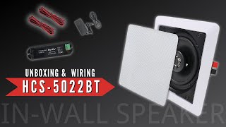 Herdio 5022BT 5.25" 2-Way Ceiling in Wall Speakers #homeaudio #ceilingspeaker #hometheater