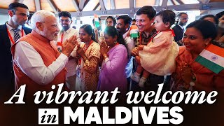 LIVE: PM Modi receives a stunning welcome in Malé, Maldives