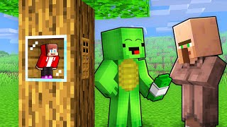 TINY JJ SPY on Mikey in Minecraft (Maizen)